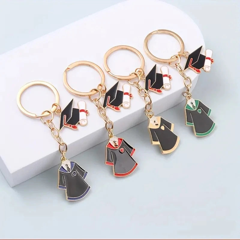 Harry Potter Keychain - Miniature Academic Robe, Book and Pen