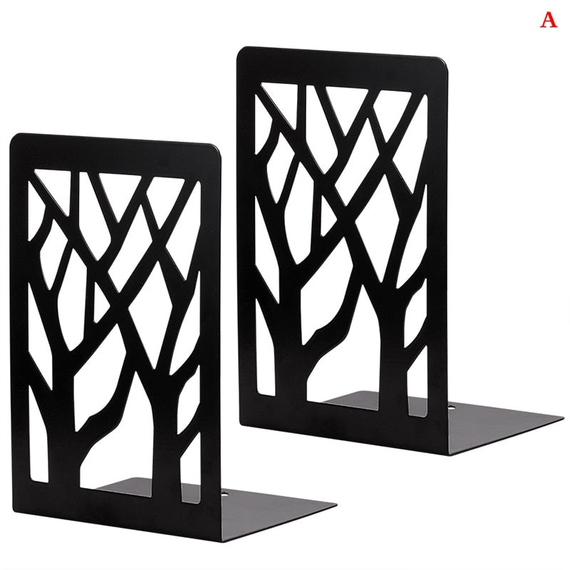 Serre-livres en métal branches d'arbres