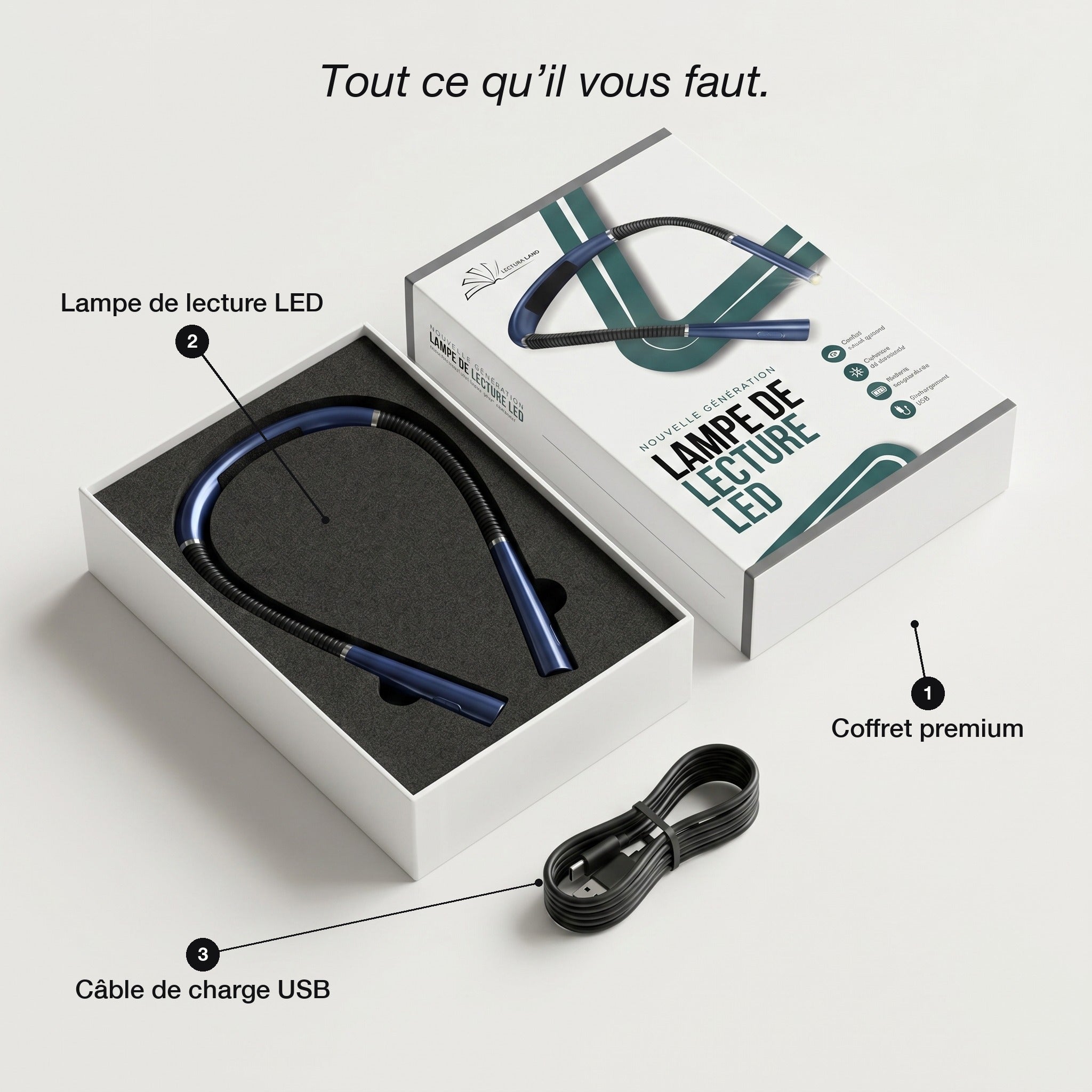 Lampe De Lecture - Ultra-Légère