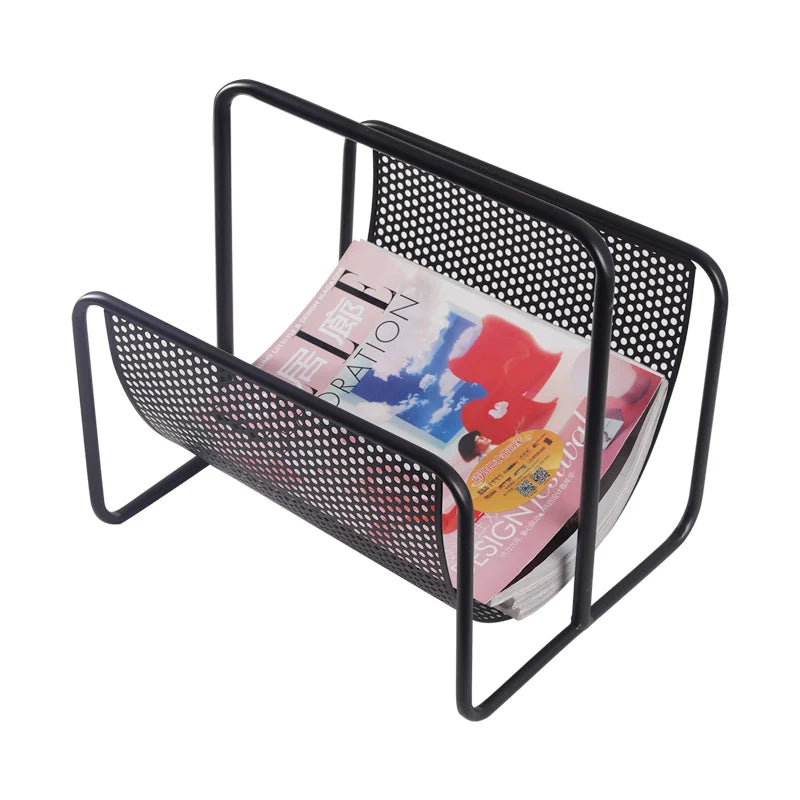 Porte-Journaux Créatif et Portable en Forme de U - Rangement et Décoration Intérieure