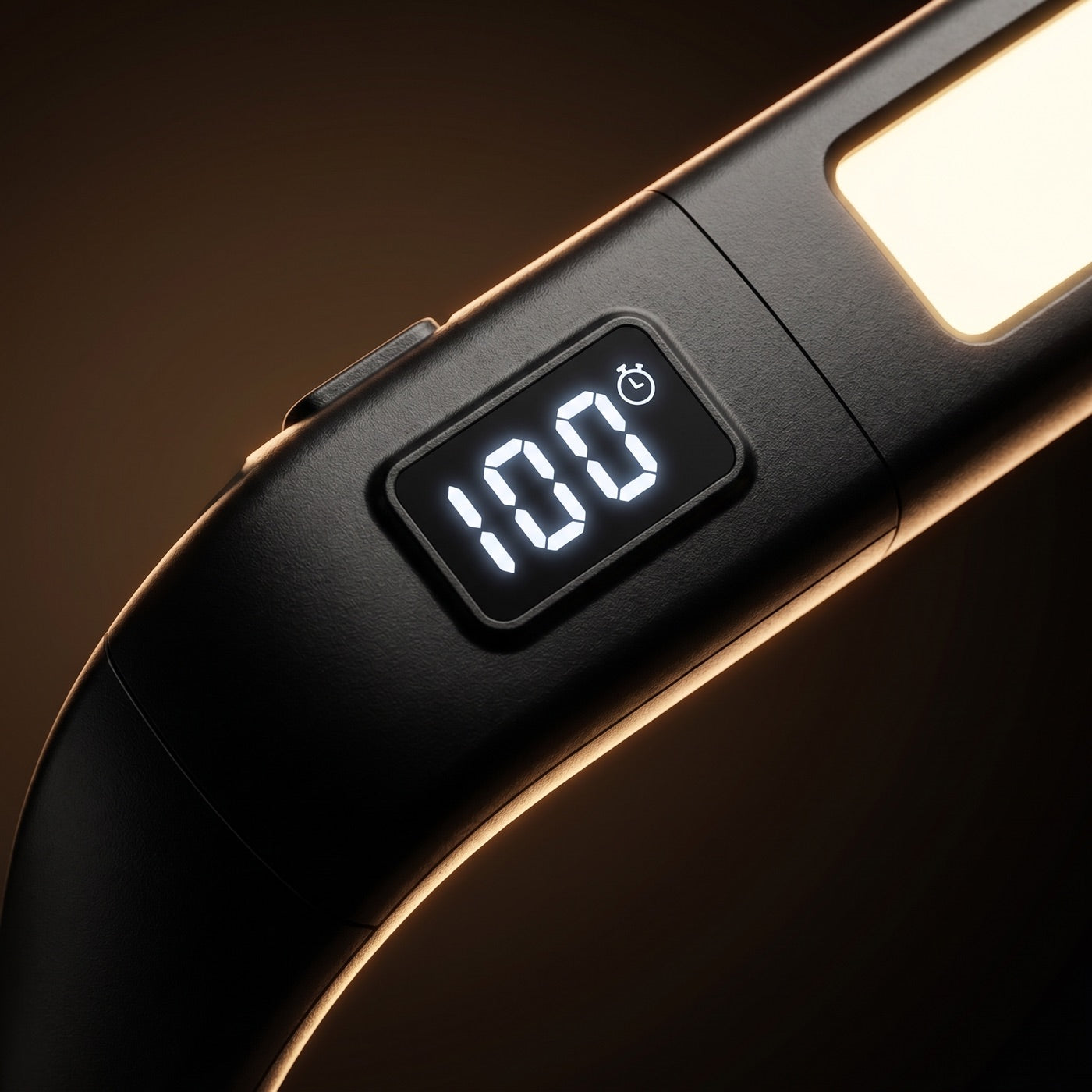 Ecran batterie digital et minuteur de la lampe Premium new gen - detail macro